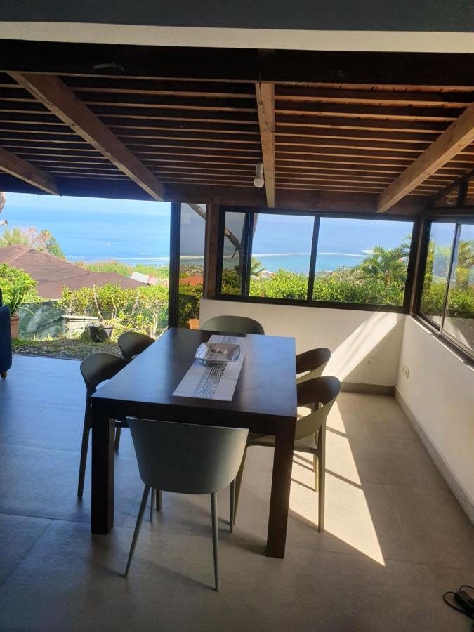 Jolie Maison Vue Ocean Et Moorea Punaauia Kültér fotó