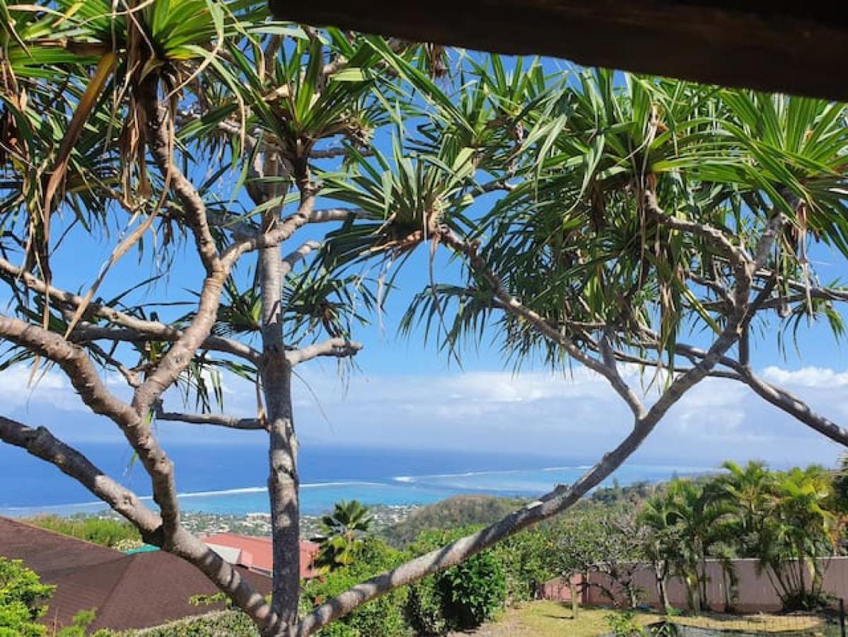 Jolie Maison Vue Ocean Et Moorea Punaauia Kültér fotó